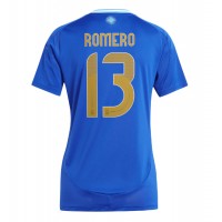 Camiseta Argentina Cristian Romero #13 Visitante Equipación para mujer Copa America 2024 manga corta